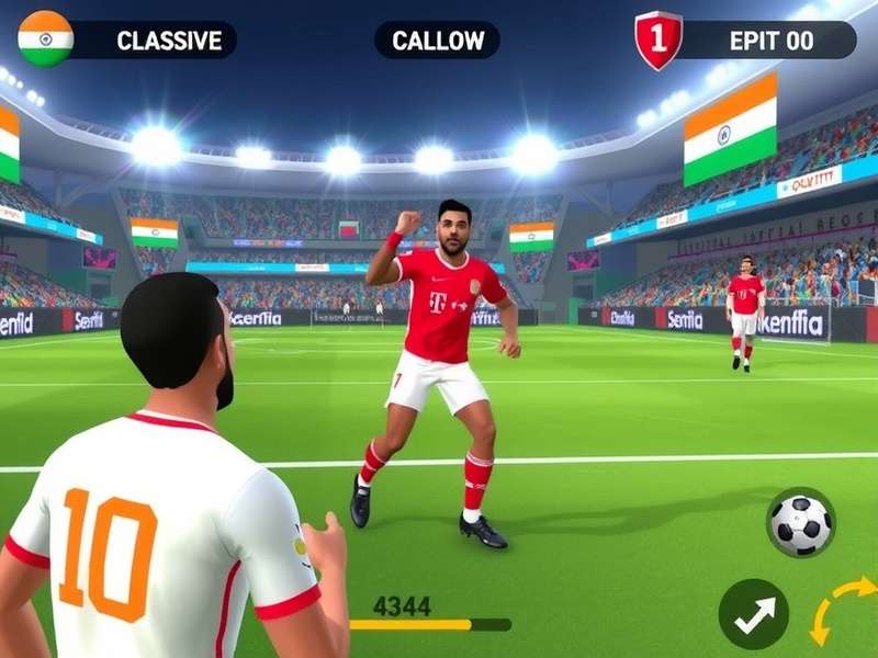 Indian Football Celebration in Game
